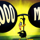 Daffy Duck lifting quite a bit of weight.